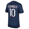 Maillot de Supporter Paris Saint-Germain Dembele 10 Domicile 2023-24 Pour Homme